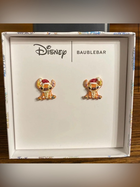 BaubleBar Jewelry - BaubleBar Disney Stitch Holiday earrings